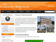 Tablet Screenshot of coaldaleborough.org